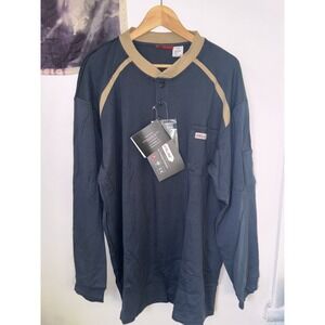 NEW Flame Resistant Henley Shirt Mens‎ 2XL CAT 2 ATPV 11 NFPA 2112 FR IFRLINE